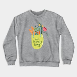 Reusable bag with purchases Crewneck Sweatshirt